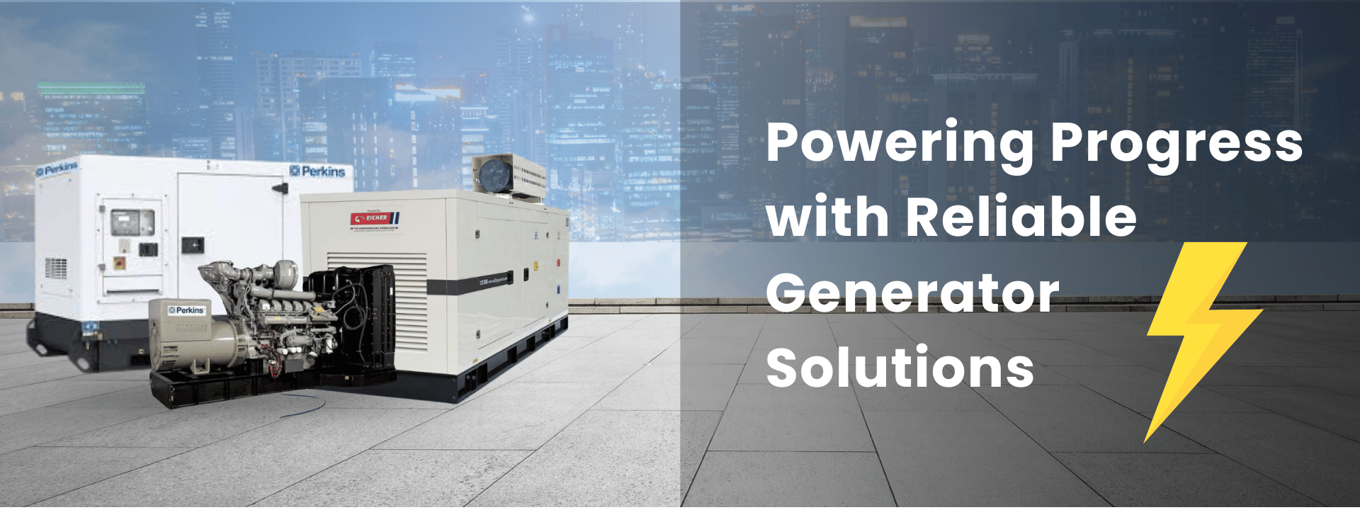 Home 1 Powering Progress with Reliable Generator Solutions